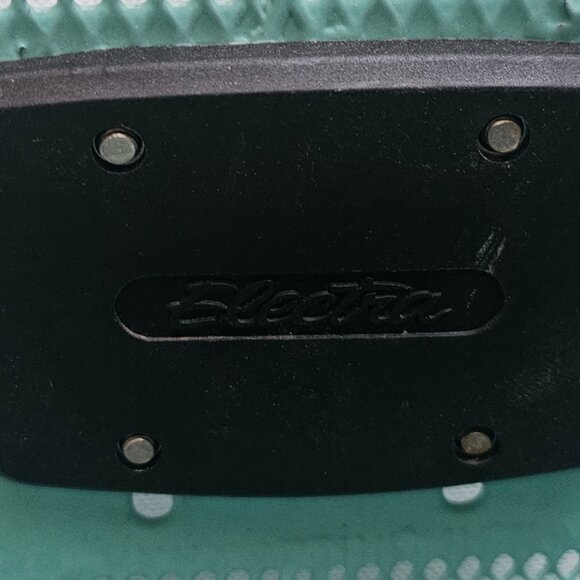 Electra Bike Bicycle Metal Basket Turquoise Green with Handle - Picture 6 of 7